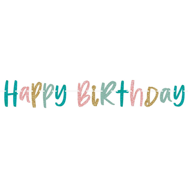 Happy Bright Birthday Banner