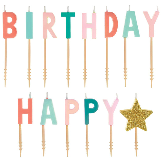Happy Bright Birthday Candles