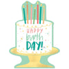 Happy Bright Birthday Cardboard Sign