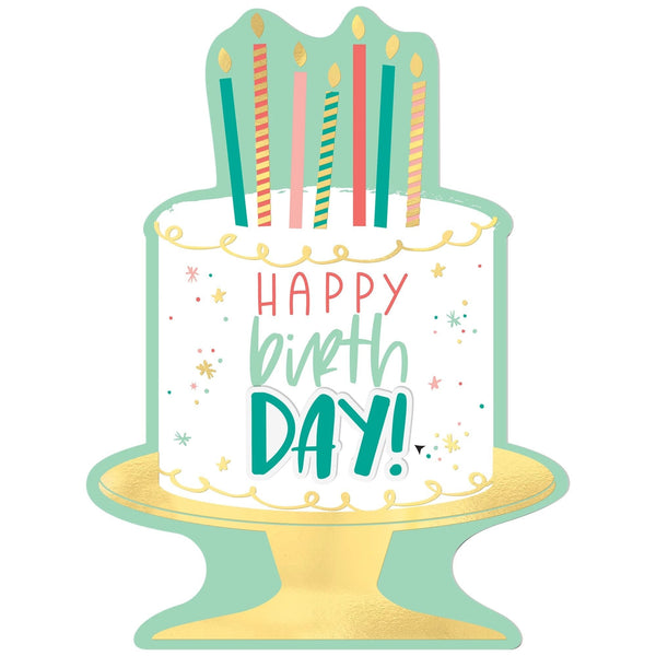 Happy Bright Birthday Cardboard Sign