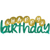 Happy Bright Birthday Glitter Table Centerpiece