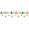 Happy Bright Birthday Let's Eat Cake Banner