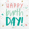 Happy Bright Birthday Luncheon Napkins