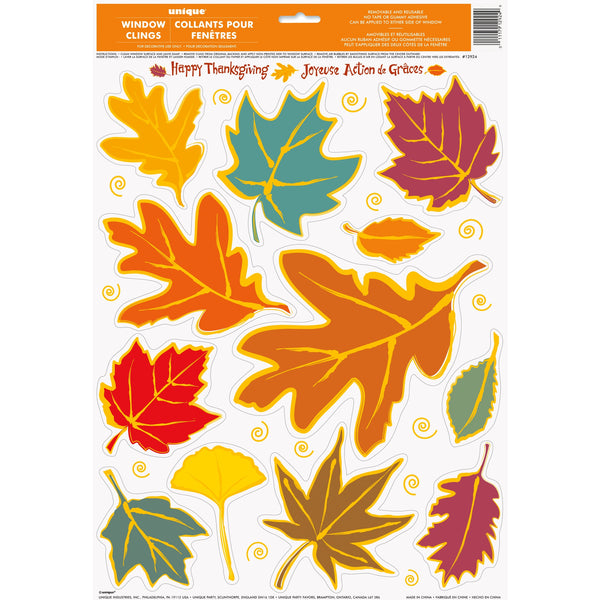 Happy Thanksgiving - Window Clings
