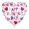 Happy Valentine's Day Heart-Shaped 18" Foil Balloon