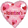 Happy Valentine's Day Heart-Shaped 18" Foil Balloon