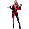 Harley Quinn Chaos Cutie Adult Costume, 2 Piece Catsuit and Belt
