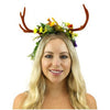 Headband - Brown, Antler with Flowers