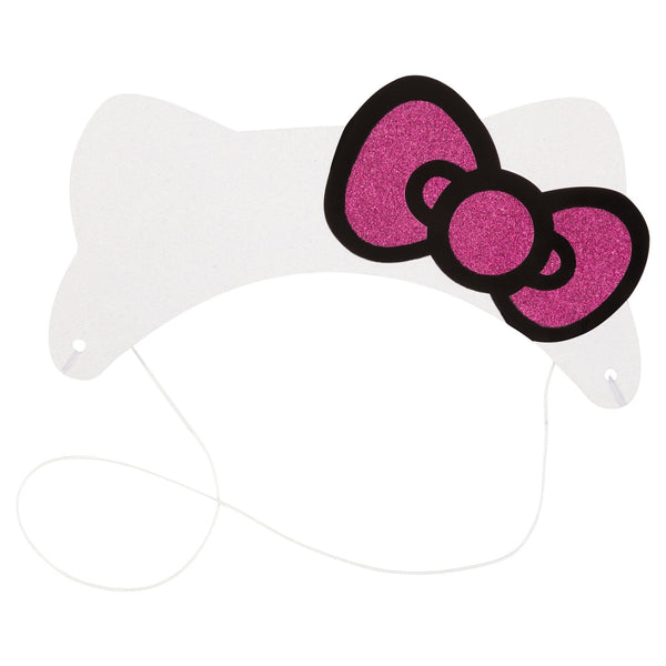 Headbands - Paper, Hello Kitty Glitter, 4 Count