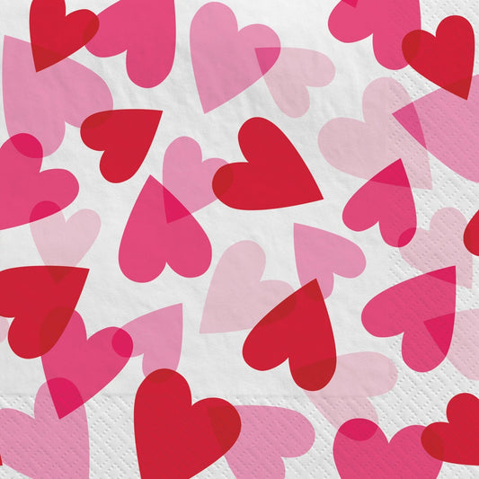 Heart Party Lunch Napkins