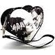Heart Shaped Frankenstein with Bride Wristlet