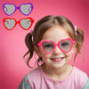 Heart-Shaped Plastic Glasses, Pack of 6