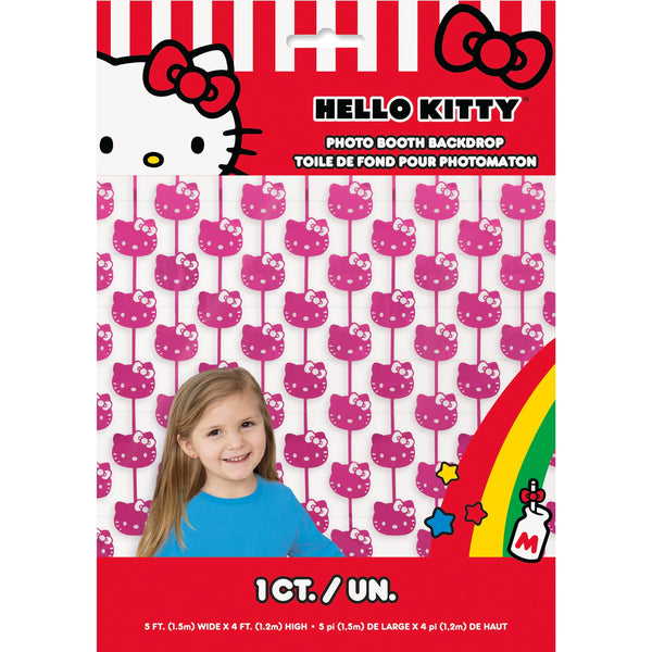 Hello Kitty Face Pack Foil Fringe Backdrop