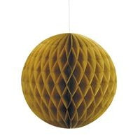 Honeycomb Ball - 8" - Gold