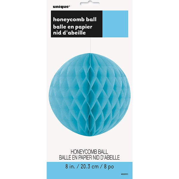Honeycomb Ball – 8" – Powder Blue