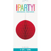 Honeycomb Ball – 8" – Red