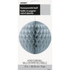 Honeycomb Ball – 8" – Silver