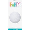 Honeycomb Ball – 8" – White