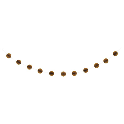 Honeycomb Ball Garland - Gold
