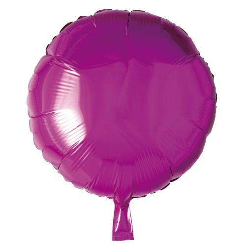 Hot Pink Round Foil Balloon 18"