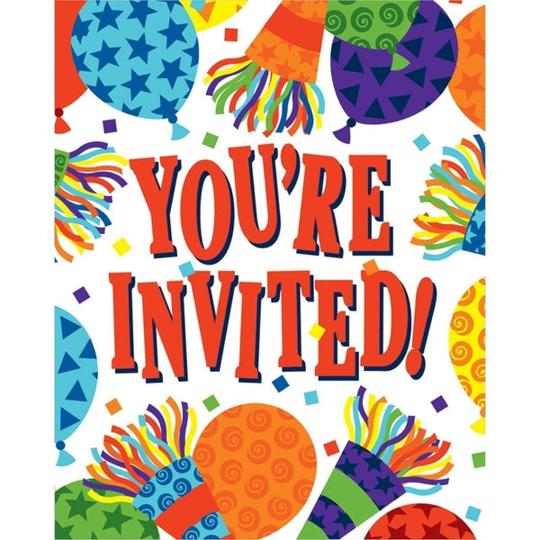Invite - Birthday Horns