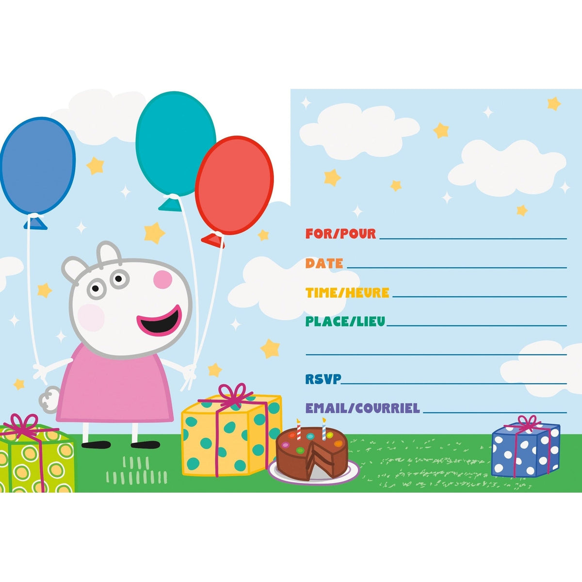 Invitations - Peppa Pig™, 8 Count