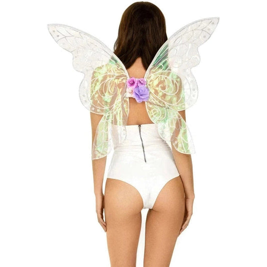 Iridescent Glitter Fairy Wings