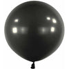 Jet Black 24" Latex Balloons, 4 Per Bag