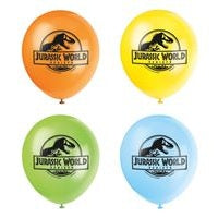 Jurassic World 4 12" Latex Balloons, Set of 8
