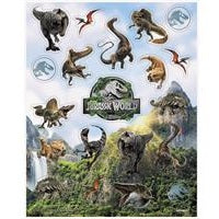 Jurassic World 4 Sticker Sheets, Pack of 4