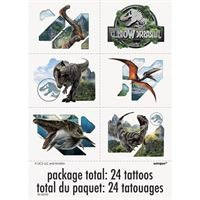 Jurassic World Temporary Tattoos, Pack of 24