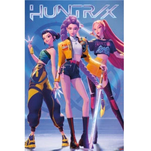 K-Pop Demon Hunter Poster Huntrix Group