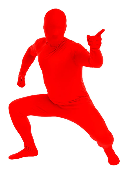 Red Spirit Bodysuit Adult Costume - Size Large 42-44