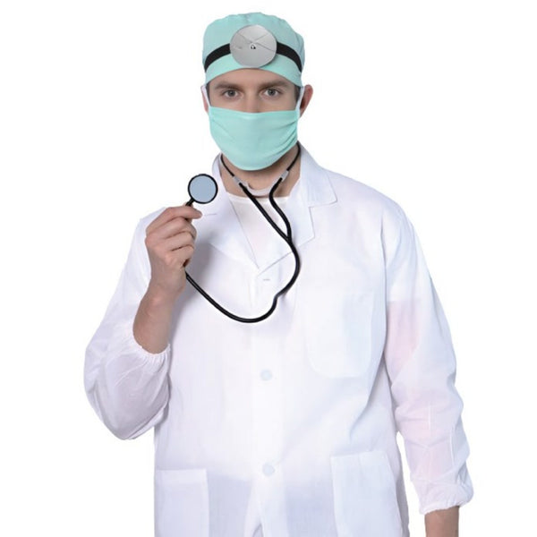 Doctor Dress Up Kit, Includes Cap, Mask, Stethoscope, Reflector