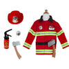Kids Firefighter Set, Includes 5 Accessories, Size 3-4