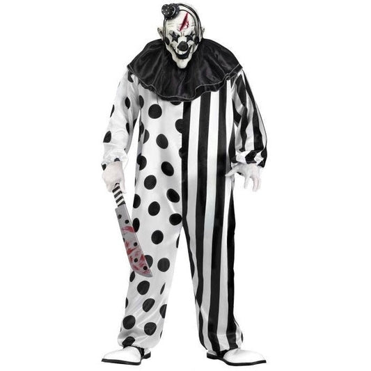 Killer Clown Adult Plus Sized Costume