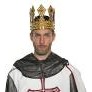 King's Gold Crown Adjustable Foam Costume Accessory