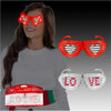 LED Light-Up Valentine's Day Sunglasses