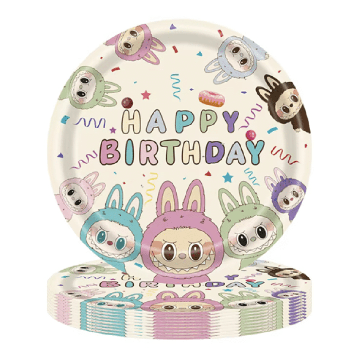 Lafufu 7" Dessert Plates, 24 Count