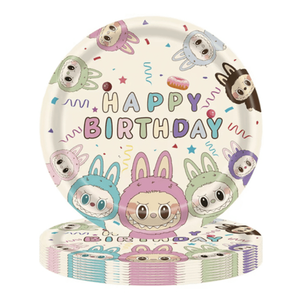 Lafufu 7" Dessert Plates, 24 Count