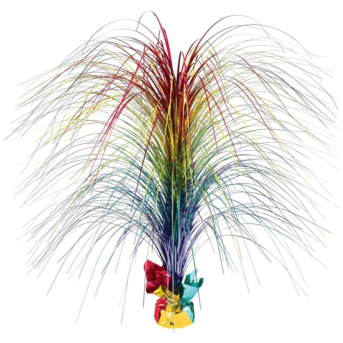 Large Foil Spray Centerpiece - Rainbow