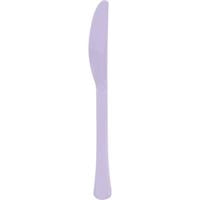 Lavender Solid Premium Plastic Knives, 20 Count