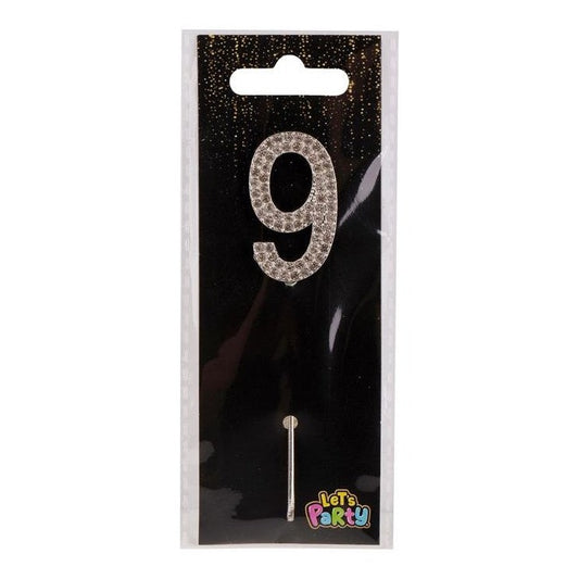 Let's Party Rhinestone Cake Topper #9