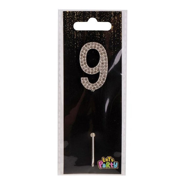 Let's Party Rhinestone Cake Topper #9