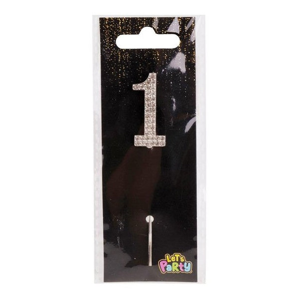 Let's Party Rhinestone Cake Topper #1