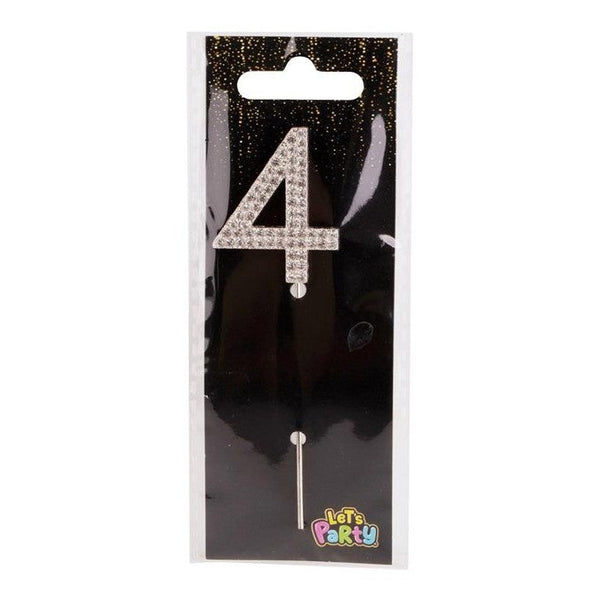 Let's Party Rhinestone Cake Topper #4