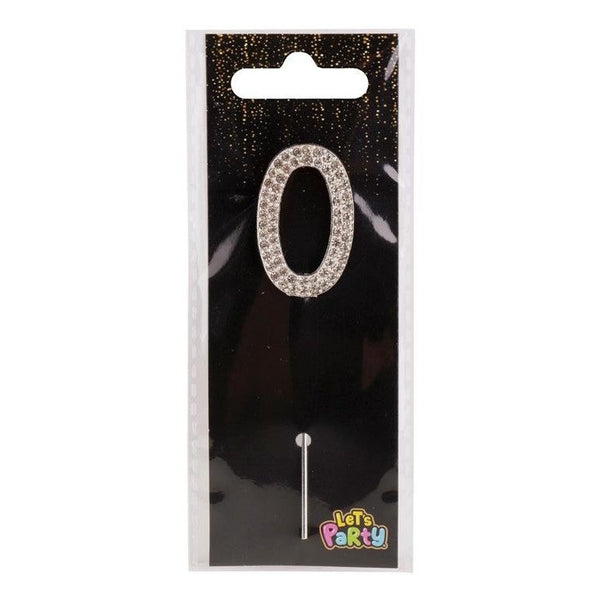 Let's Party Rhinestone Cake Topper #0