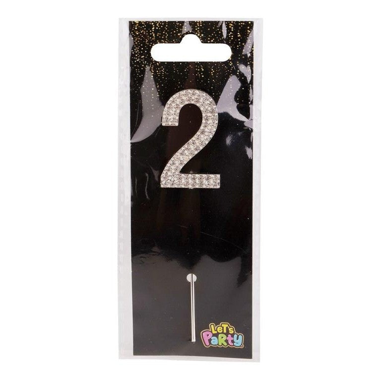 Let's Party Rhinestone Cake Topper #2