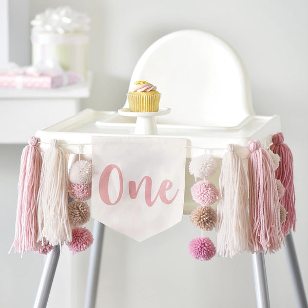 Little Miss One-derful High Chair Banner