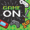 Lunch Napkins 16 Count 2 Piece Gaming Party
